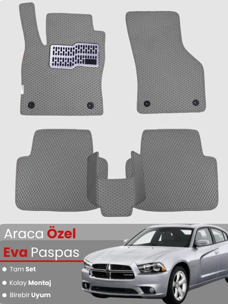 DODGE CHARGER (2011-2015) Uyumlu EVA Paspas Tam Set–Araca Özel,Su Geçirmez,Kolay Montaj ürün görseli 1