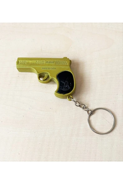 SANAT TACİRİ Vintage Made In China Plastik Tabanca Anahtarlık Yurtdışı Anahtarlık ürün görseli 1