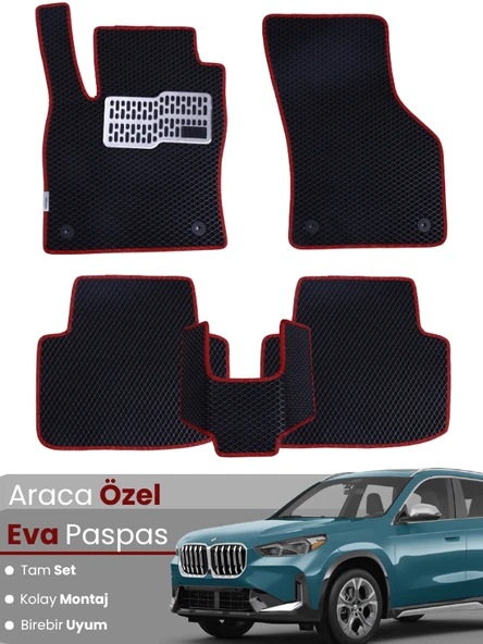 BMW X1 G45 (2022-2025) Uyumlu EVA Paspas Tam Set–Araca Özel,Su Geçirmez,Hızlı ve Kolay Montaj ürün görseli 1