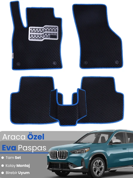 BMW X1 G45 (2022-2025) Uyumlu EVA Paspas Tam Set–Araca Özel,Su Geçirmez,Hızlı ve Kolay Montaj ürün görseli 1