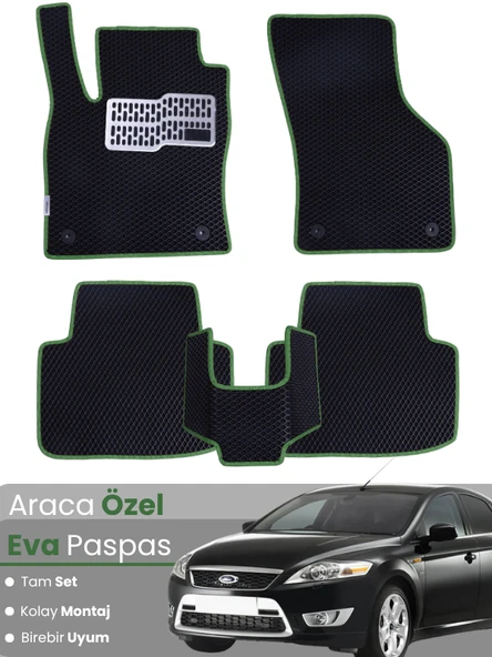 FORD MONDEO (2007-2014) Uyumlu EVA Paspas Tam Set–Araca Özel,Su Geçirmez,Kolay Montaj ürün görseli 1