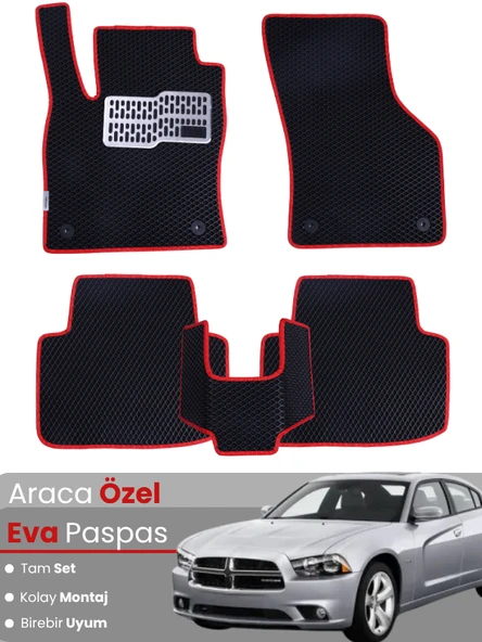 DODGE CHARGER (2011-2015) Uyumlu EVA Paspas Tam Set–Araca Özel,Su Geçirmez,Kolay Montaj ürün görseli 1