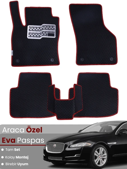 JAGUAR XJ LONG (2009-2019) Uyumlu EVA Paspas Tam Set–Araca Özel,Kolay Montaj,Su Geçirmez ürün görseli 1