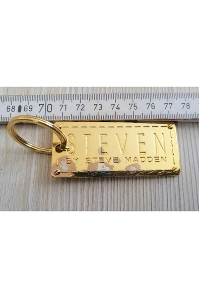 SANAT TACİRİ Vintage Steven Yazılı Anahtarlık Yurtdışı Metal Anahtarlık ürün görseli 1