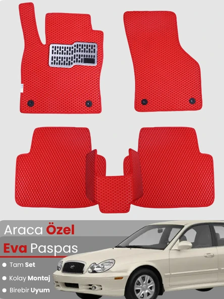 HYUNDAİ SONATA (1998-2005) Uyumlu EVA Paspas Tam Set–Araca Özel,Kolay Montaj,Su Geçirmez ürün görseli 1
