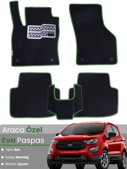 FORD ECOSPORT (2013-2024) Uyumlu EVA Paspas Tam Set–Araca Özel,Su Geçirmez,Kolay Montaj ürün görseli 1