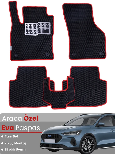 FORD FOCUS 5 HATCHBACK (2024-2025) Uyumlu EVA Paspas Tam Set–Araca Özel,Su Geçirmez ürün görseli 1