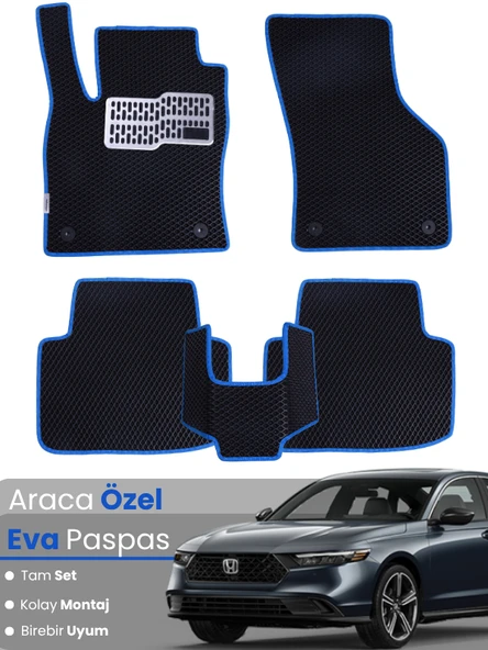 HONDA ACCORD (2018-2024) Uyumlu EVA Paspas Tam Set–Araca Özel,Su Geçirmez,Kolay Montaj ürün görseli 1