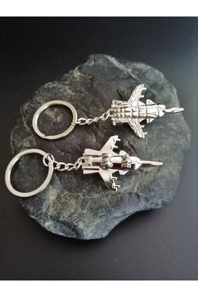 SANAT TACİRİ 1 Adet Metal Uçak Anahtarlık -- Hediye Paketinde Gönderilecektir ürün görseli 1