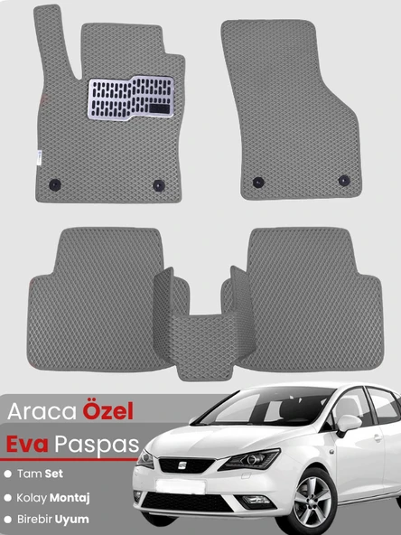 SEAT IBİZA STATİON WAGON (2008-2017) Uyumlu EVA Paspas Tam Set–Oto Paspas,Araca Özel,Kolay Montaj ürün görseli 1