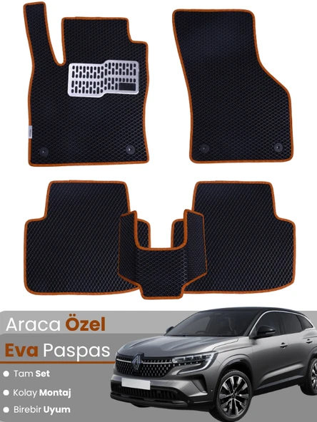 RENAULT AUSTRAL (2022-2025) Uyumlu EVA Paspas Tam Set–Araca Özel,Oto Paspas ürün görseli 1