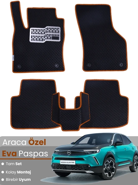 OPEL MOKKA ELEKTRİKLİ (2023-2025) Uyumlu EVA Paspas Tam Set–Araca Özel,Oto Paspas,Kolay Montaj ürün görseli 1