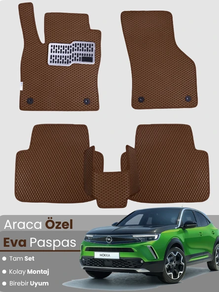 OPEL MOKKA BENZİNLİ (2020-2025) Uyumlu EVA Paspas Tam Set–Araca Özel,Oto Paspas,Kolay Montaj ürün görseli 1