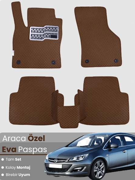 OPEL STRA H SEDAN (2010-2013) Uyumlu EVA Paspas Tam Set–Araca Özel,Kolay Montaj ürün görseli 1