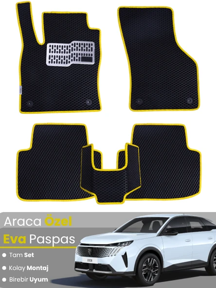 PEUGEOT 3008 (2024-2025) Uyumlu EVA Paspas Tam Set–Araca Özel,Oto Paspas ürün görseli 1