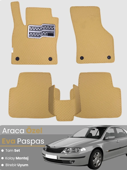 RENAULT LAGUNA 2 (2001-2007) Uyumlu EVA Paspas Tam Set–Oto Paspas,Araca Özel ürün görseli 1