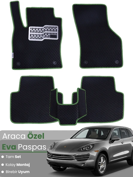 PORSCHE CAYENNE (2002-2010) Uyumlu EVA Paspas Tam Set–Araca Özel,Oto Paspas ürün görseli 1