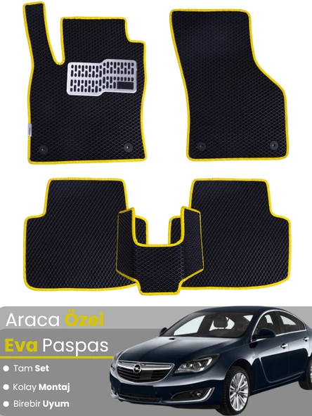 OPEL INSİGNİA (2013-2017) Uyumlu EVA Paspas Tam Set–Araca Özel,Kolay Montaj,Oto Paspas ürün görseli 1