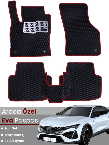 PEUGEOT 408 (2022-2025) Uyumlu EVA Paspas Tam Set–Araca Özel,Oto Paspas,Kolay Montaj ürün görseli 1