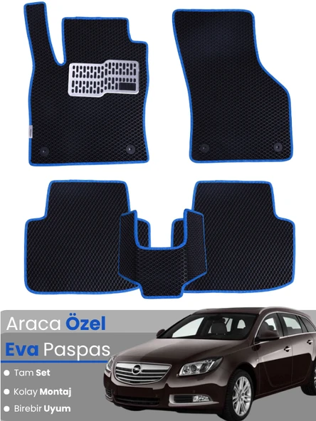 OPEL INSİGNİA (2008-2013) Uyumlu EVA Paspas Tam Set–Araca Özel,Kolay Montaj,Oto Paspas ürün görseli 1