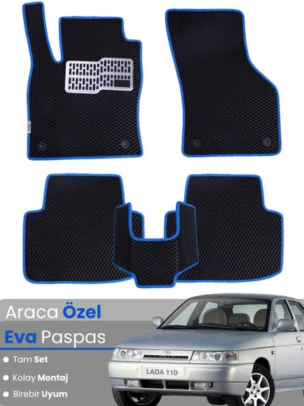 LADA VEGA (1996-2004) Uyumlu EVA Paspas Tam Set–Araca Özel,Kolay Montaj,Su Geçirmez ürün görseli 1