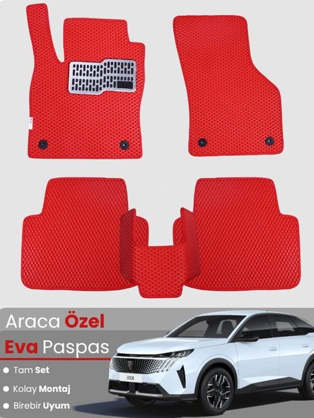 PEUGEOT 3008 (2024-2025) Uyumlu EVA Paspas Tam Set–Araca Özel,Oto Paspas ürün görseli 1