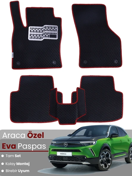 OPEL MOKKA BENZİNLİ (2020-2025) Uyumlu EVA Paspas Tam Set–Araca Özel,Oto Paspas,Kolay Montaj ürün görseli 1