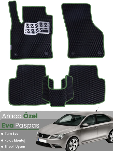 SEAT TOLEDO (2012-2019) Uyumlu EVA Paspas Tam Set–Oto Paspas,Araca Özel,Kolay Montaj ürün görseli 1