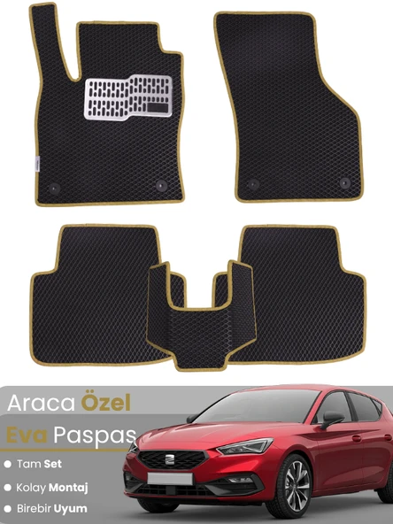 SEAT LEON KL (2020-2024) Uyumlu EVA Paspas Tam Set–Oto Paspas,Araca Özel,Kolay Montaj ürün görseli 1