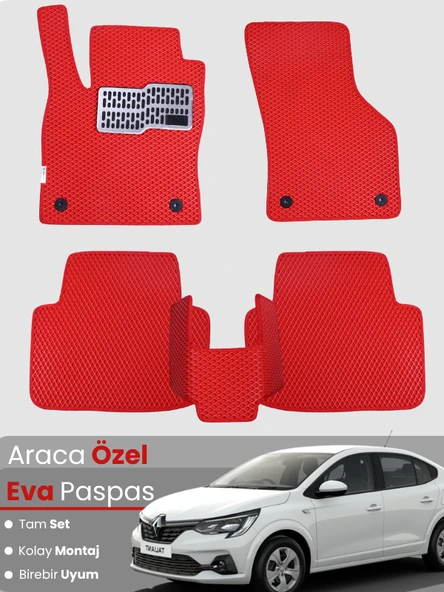 RENAULT TALİANT (2021-2025) Uyumlu EVA Paspas Tam Set–Oto Paspas,Araca Özel,Kolay Montaj ürün görseli 1