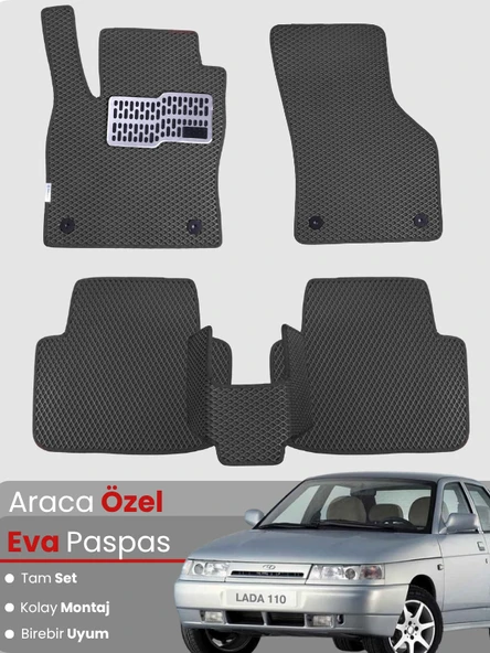 LADA VEGA (1996-2004) Uyumlu EVA Paspas Tam Set–Araca Özel,Kolay Montaj,Su Geçirmez ürün görseli 1
