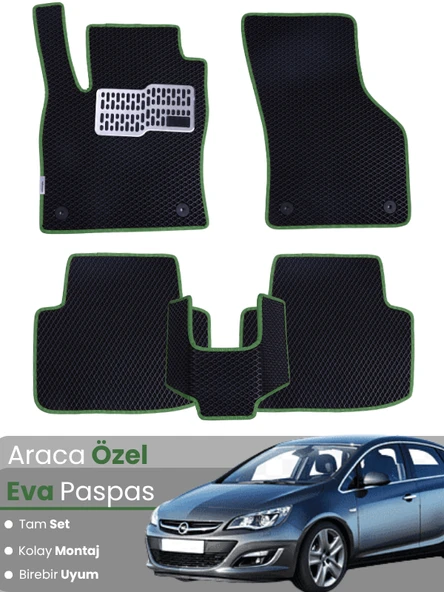 OPEL STRA H SEDAN (2010-2013) Uyumlu EVA Paspas Tam Set–Araca Özel,Kolay Montaj ürün görseli 1