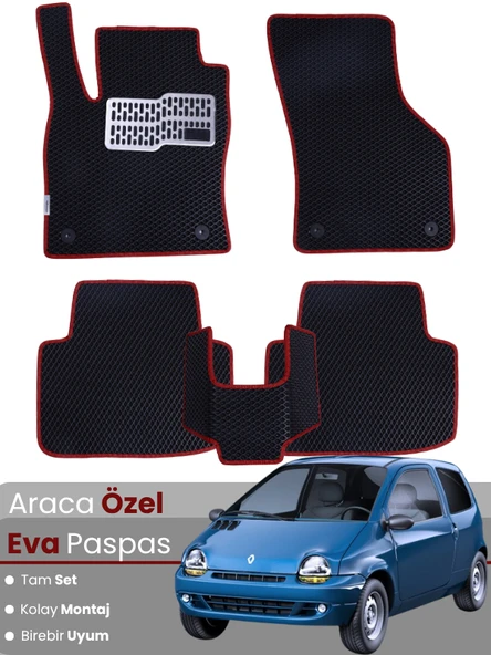 RENAULT TWİNGO (1993-2012) Uyumlu EVA Paspas Tam Set–Oto Paspas,Araca Özel,Kolay Montaj ürün görseli 1