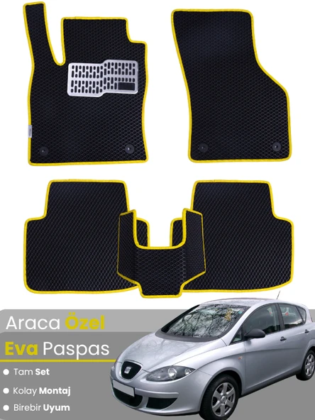 SEAT TOLEDO (1998-2004) Uyumlu EVA Paspas Tam Set–Oto Paspas,Araca Özel,Kolay Montaj ürün görseli 1