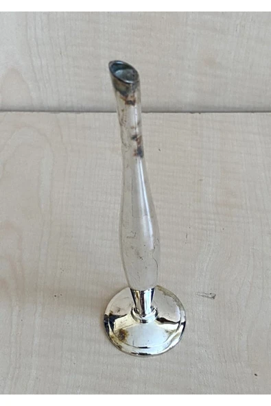 SANAT TACİRİ 1 ADET VİNTAGE GÜMÜŞ KAPLAMA KARANFİLLİK ürün görseli 1