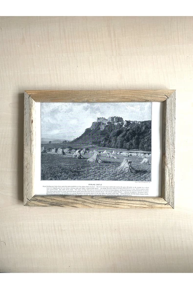 SANAT TACİRİ CAMSIZ ÇİFT TARAFLI AHŞAP ÇERÇEVELİ DİJİTAL BASKI RESİM TABLO BOSWORTH FİELD VE COLOMBO ürün görseli 1