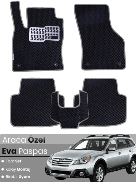 SUBARU FORESTER 3 (2008-2013) Uyumlu EVA Paspas Tam Set–Oto Paspas,Araca Özel,Kolay Montaj ürün görseli 1