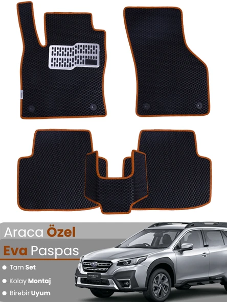 SUBARU OUTBACK (2015-2019) Uyumlu EVA Paspas Tam Set–Oto Paspas,Araca Özel,Kolay Montaj ürün görseli 1