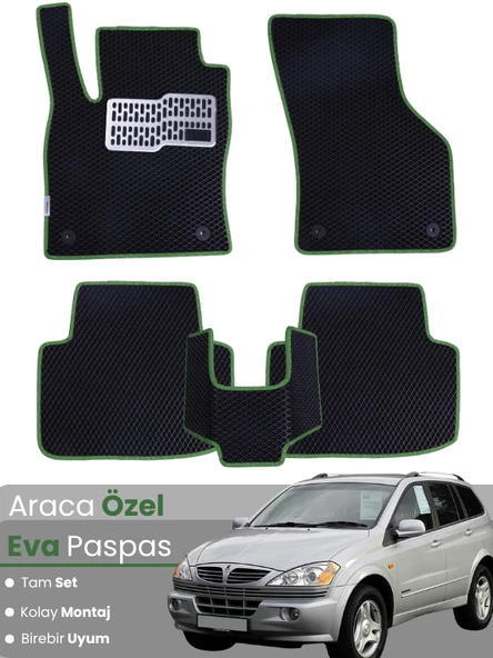 SSANGYONG KYRON (2005-2014) Uyumlu EVA Paspas Tam Set–Oto Paspas,Araca Özel,Kolay Montaj ürün görseli 1
