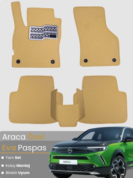 Opel Mokka Benzinli (2020-2025) Uyumlu EVA Paspas Tam Set – Birebir Uyum,Su Geçirmez,Hızlı Montaj ürün görseli 1