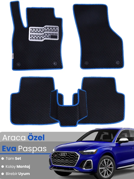 AUDİ Q5 (2017-2025) Uyumlu EVA Paspas Tam Set–Araca Özel,Su Geçirmez,Hızlı ve Kolay Montaj ürün görseli 1