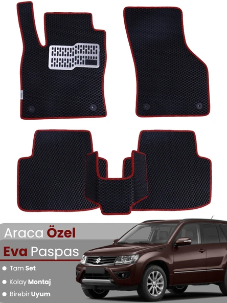SUZUKİ GRAND VİTARA (2005-2014) Uyumlu EVA Paspas Tam Set–Oto Paspas,Araca Özel,Kolay Montaj ürün görseli 1