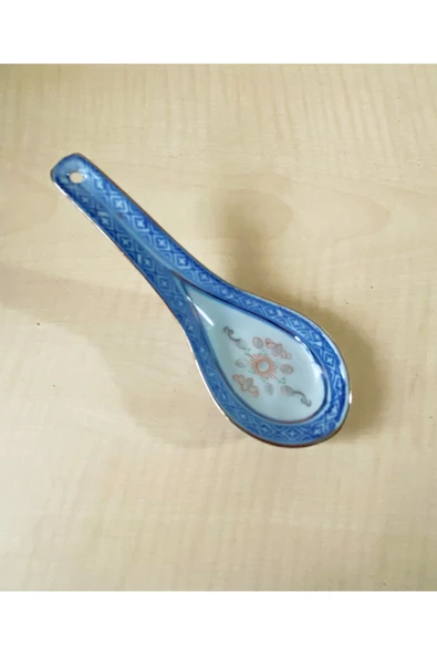 SANAT TACİRİ VİNTAGE EL BOYAMA STONE WARE DAMGALI TADIM KAŞIĞI KIRMIZI NO 7 ürün görseli 1
