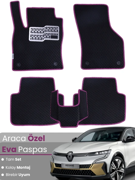 Renault Megane E-Tech (2022-2025) Uyumlu EVA Paspas Tam Set – Birebir Uyum,Su Geçirmez,Hızlı Montaj ürün görseli 1