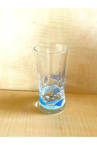 SANAT TACİRİ 1 ADET ŞEHİR SERİSİ RAKI BARDAĞI ANKARA TRESN GARI RAKI BARDAĞI ürün görseli 1