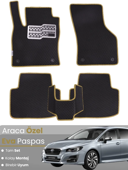SUBARU LEVORG (2014-2020) Uyumlu EVA Paspas Tam Set–Oto Paspas,Araca Özel,Kolay Montaj ürün görseli 1