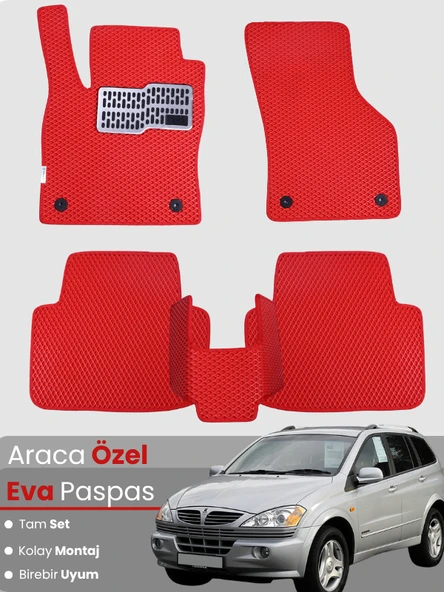 SSANGYONG KYRON (2005-2014) Uyumlu EVA Paspas Tam Set–Oto Paspas,Araca Özel,Kolay Montaj ürün görseli 1