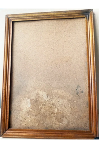 SANAT TACİRİ VİNTAGE AHŞAP ÇERÇEVE ATATÜRK RESMİ ÇERÇEVESİ OKULDAN ÇIKMA ÇERÇEVE ürün görseli 1