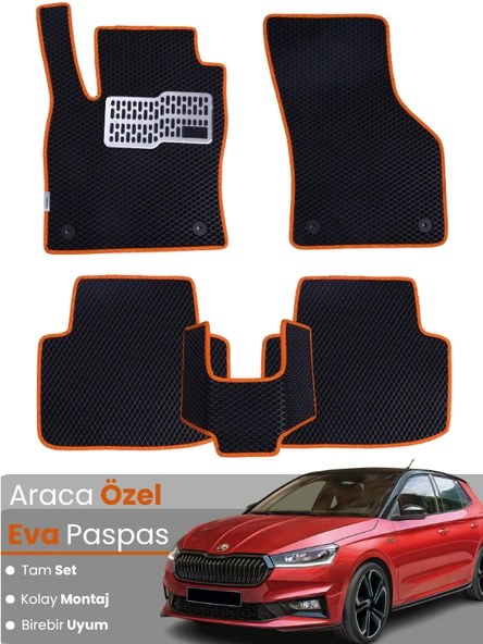 SKODA FABİA 4 (2021-2025) Uyumlu EVA Paspas Tam Set–Oto Paspas,Araca Özel,Kolay Montaj ürün görseli 1