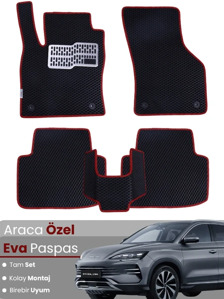 Byd Seal U Dm-i Uyumlu EVA Paspas Tam Set – Araca Özel Tasarım, Su Geçirmez, Hızlı ve Kolay Montaj ürün görseli 1